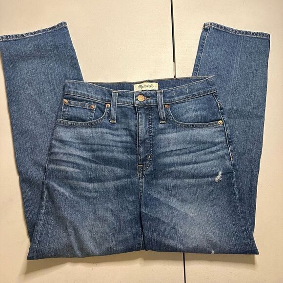 Madewell Classic straight Jean 26 distressed - Picture 1 of 8
